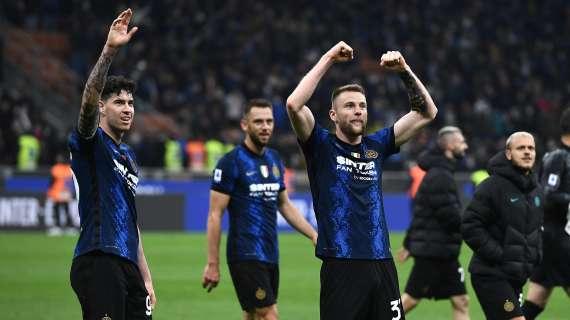Serie A, l'Inter cala il tris alla Roma: a San Siro finisce 3-1