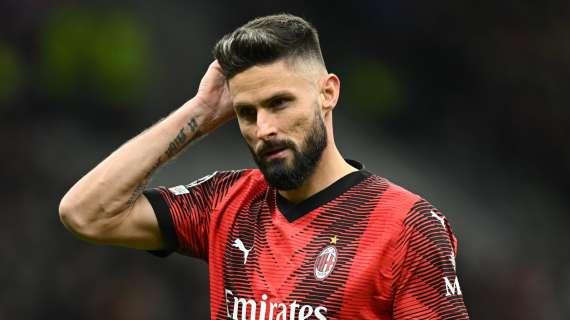 EMP-MIL (0-2): raddoppio rossonero al 31', gol di Giroud su rigore