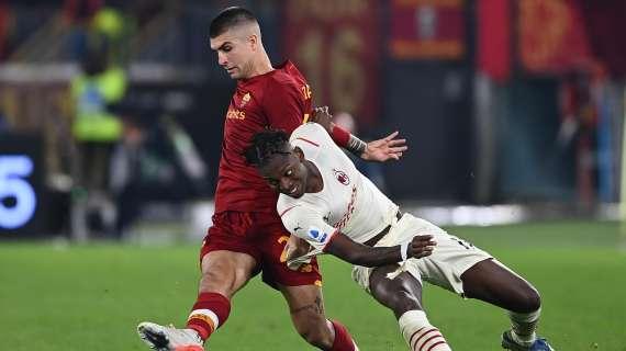 Roma-Milan, Mancini: "Non c'è rigore su Ibra ed è nettissimo su Pellegrini. È una presa in giro"