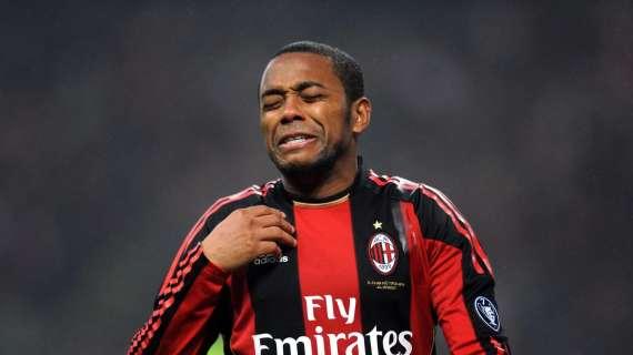 Robinho è influenzato: neanche in panchina