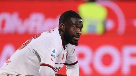 DAZN - Niente di grave per Tomori: solo una forte contusione
