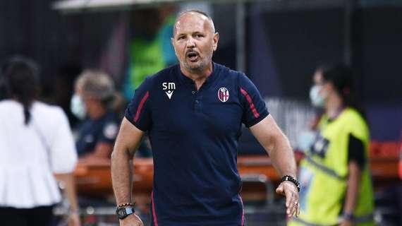 Bologna, Theate: "In 11 contro 9 non è stato facile tenere testa al Milan"