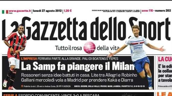 FOTO - Gazzetta: "Mercoledì Galliani a Madrid per Kakà e Diarra"