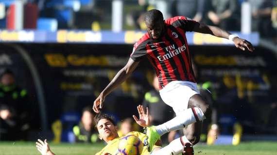 Milan, contro il Frosinone record di tiri in trasferta