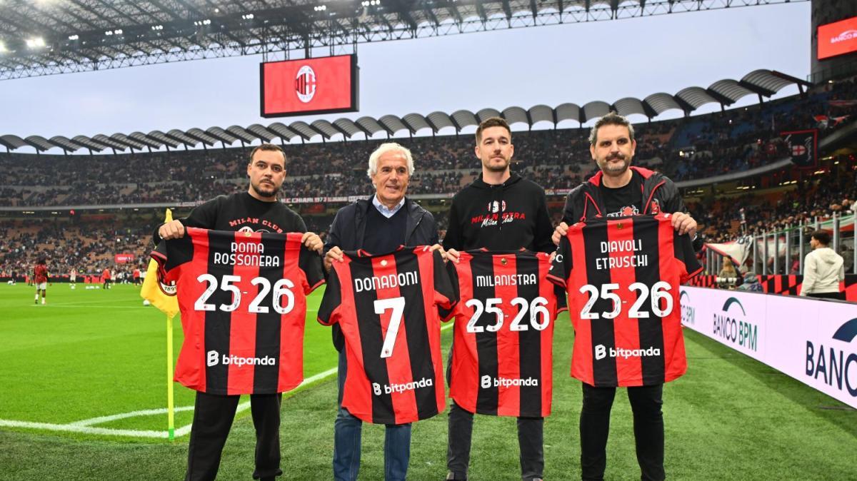 Milan-Atalanta, premiati i tre Milan Club con il maggior numero di iscritti nel pre partita
