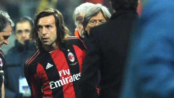 Comunicato Ufficiale AC Milan: Pirlo, un mese di stop