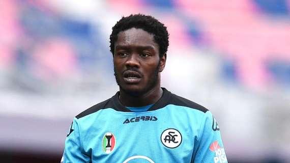 Spezia, brutte notizie su Gyasi: non è stato convocato per il Milan