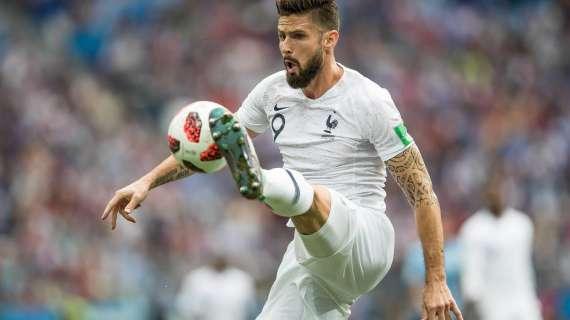 Gazzetta - Milan, sprint per Giroud. Siamo ai dettagli: il francese atteso in Italia tra domani e giovedì