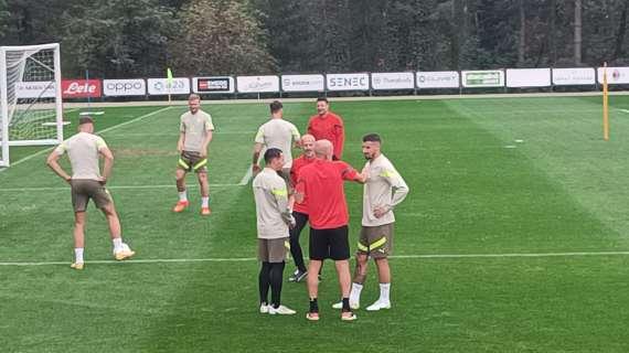 PHOTOGALLERY MN - Le immagini dell'ultima rifinitura a Milanello prima del Chelsea