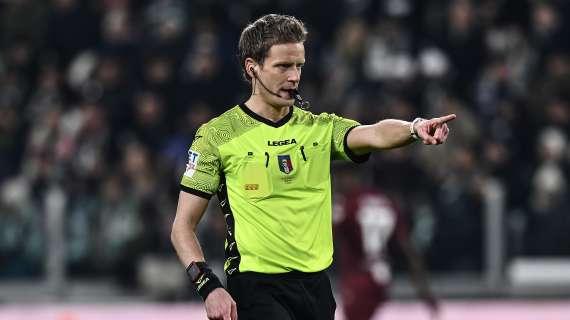 Serie A, gli arbitri della 23^ giornata: il derby di Milano affidato a Chiffi