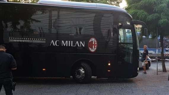 Milan, alle 15.30 la partenza in pullman per Parma