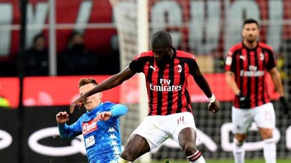 Milan, i numeri (strepitosi) di Bakayoko contro il Napoli