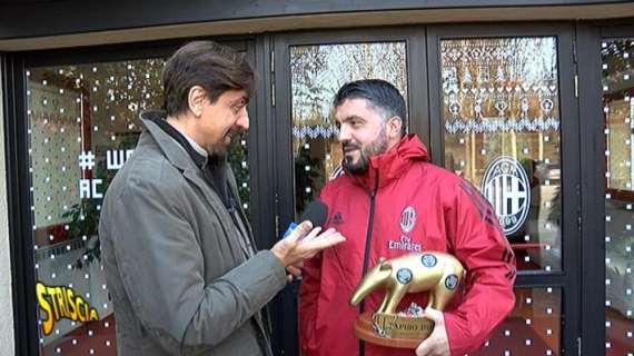 Tapiro d'oro a Gattuso: "Solo con la lotta non si va da nessuna parte, bisogna giocare da squadra e vincere"