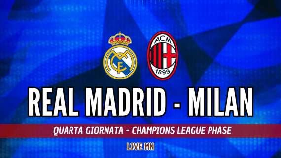 LIVE MN - Real Madrid-Milan (1-3): che partita dal Diavolo!!! Show rossonero al Bernabeu