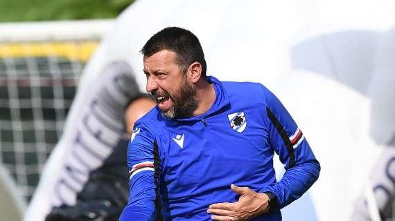 Sampdoria, D'Aversa: "Partenza in salita con il Milan, avremo entusiasmo e rispetto"