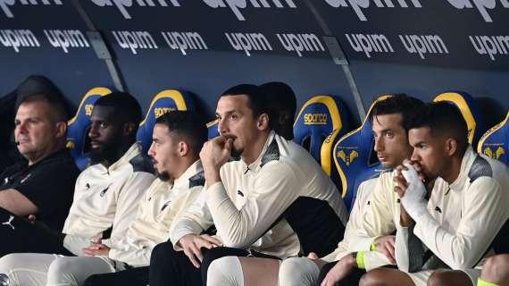 MIL-ATA (2-0): ultimi due cambi per Pioli. Ibrahimovic non entrerà in campo