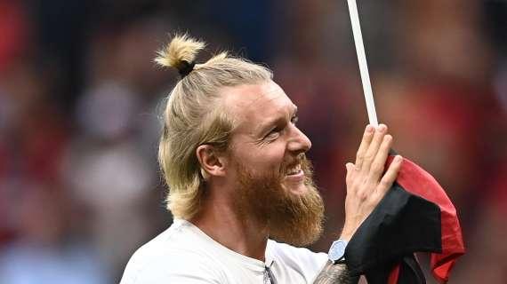 L'account inglese della Serie A esalta Kjaer: "C'è mai stata una barba migliore?"