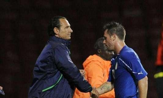 Prandelli: "Cassano ci manca ma l'ho trovato sereno e motivato al rientro"