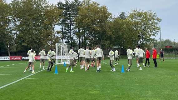 PHOTOGALLERY MN - Le immagini della rifinitura del Milan prima del Chelsea