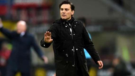 Montella a Premium: "La squadra mi è piaciuta. Ocampos può diventare un grande giocatore, Suso solo affaticato"