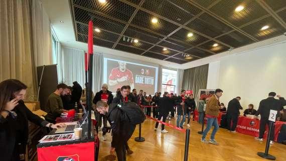 MN - Il Rennes affitta un hotel in Duomo: biglietti e sciarpe per gli 8mila tifosi. Domina lo slogan “Dare tutto”