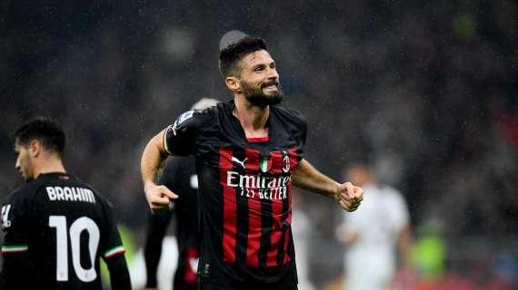 Gazzetta - Milan, segna solo Giroud: gli altri attaccanti continuano a faticare
