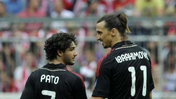 Pato su Ibra: "E' troppo prezioso per i giovani, ti fa dare il massimo. Che trio che eravamo con Robinho"