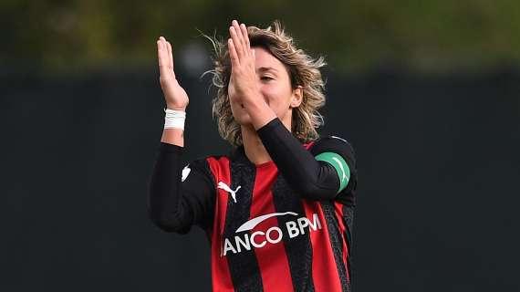 Femminile: doppio Giacinti, il Milan soffre e vince a Napoli 