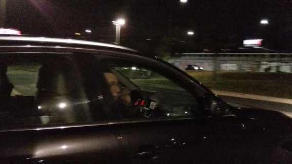 FOTO MN - Usciti da Casa Milan Galliani, Maiorino e l'agente di Mati Fernandez