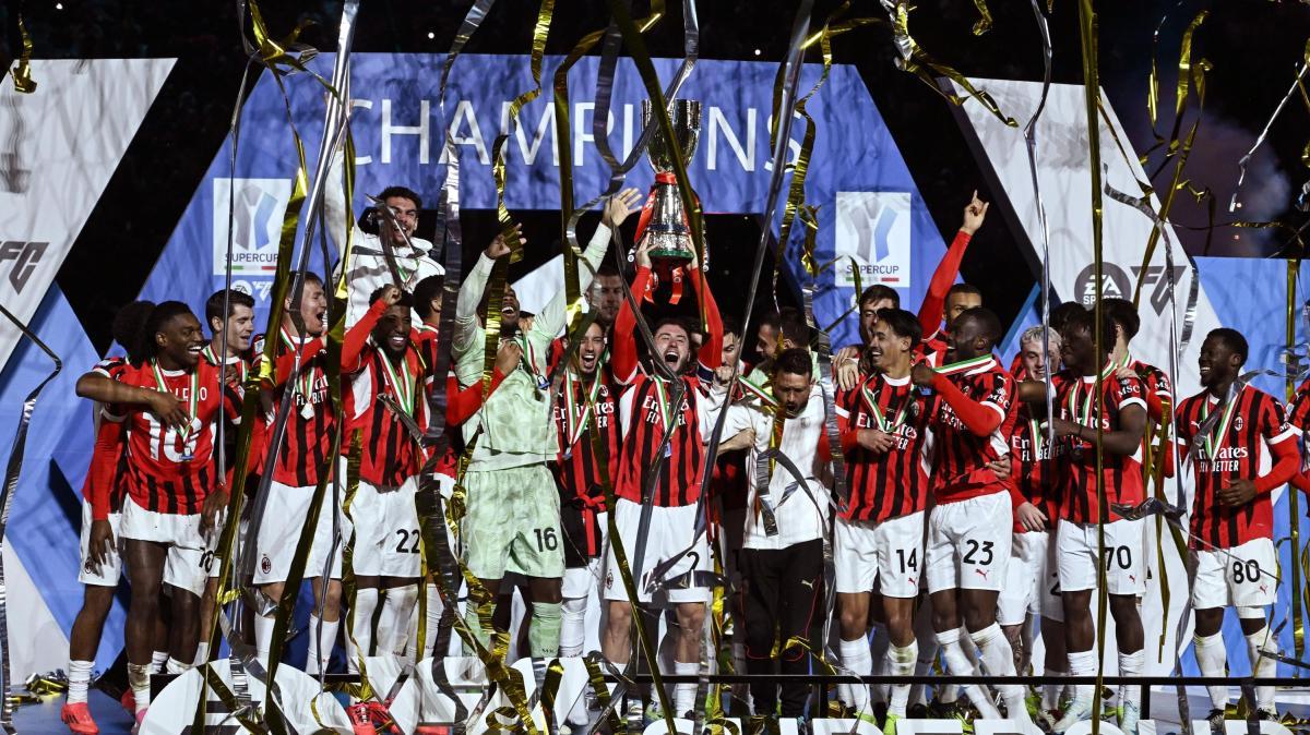 I numeri del Milan in Supercoppa Italiana: sarà la 14^ partecipazione, otto successi per i rossoneri