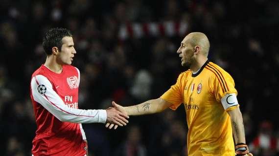 Abatantuono: "Ho avuto paura ma nella ripresa c'è stato un buon Milan, Van Persie è interessante"