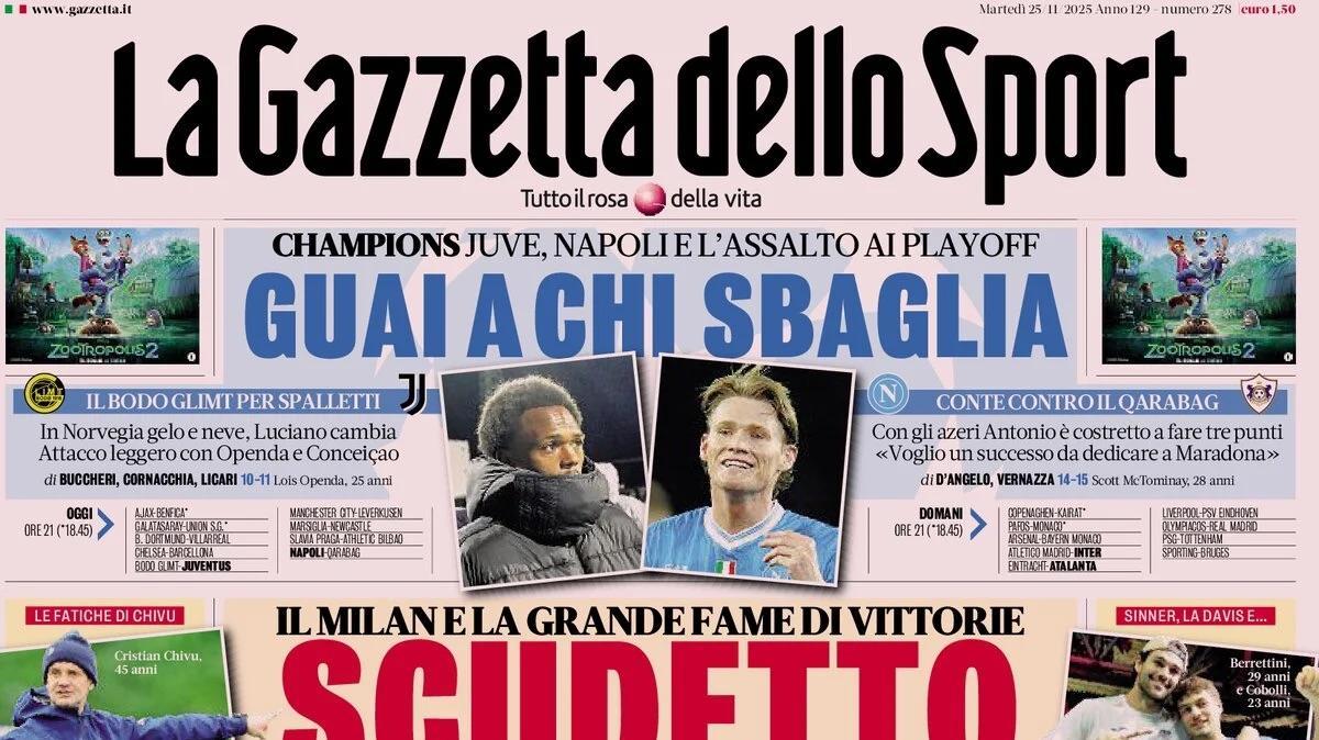 Il Milan si gode il post-Derby: le prime pagine dei principali quotidiani sportivi