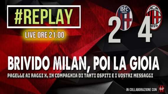 LIVE MN - "Replay": siamo in diretta per commentare con voi la vittoria del Milan a Bologna
