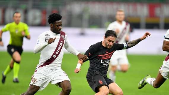 Gazzetta - Le probabili formazioni del posticipo Torino-Milan