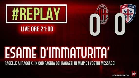 LIVE MN -  "Replay": siamo in diretta per commentare con voi Milan-Cagliari