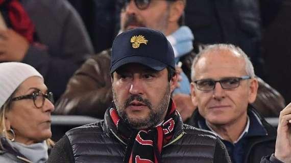 Salvini sulla ripresa della Serie A: "Sono contento, ma da milanista tornerò a soffrire"