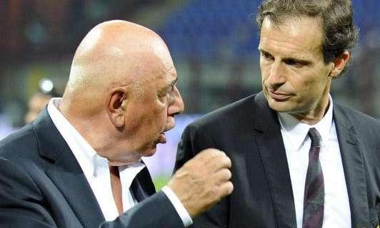 Galliani vuole la conferma di Allegri