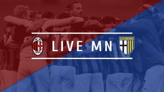 LIVE MN - Milan-Parma (2-2) - Solo la sfortuna ferma i rossoneri 