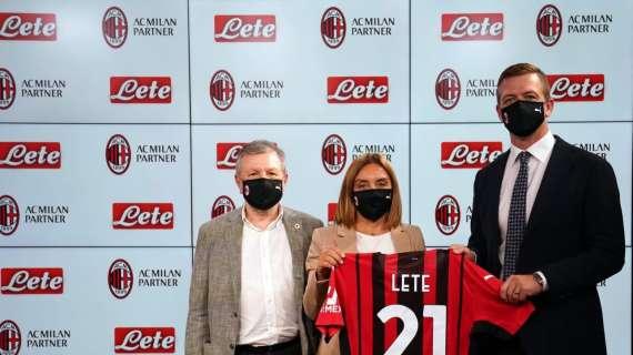 AC MILAN COMUNICATO UFFICIALE: annunciata la partnership tra i rossoneri e acqua Lete