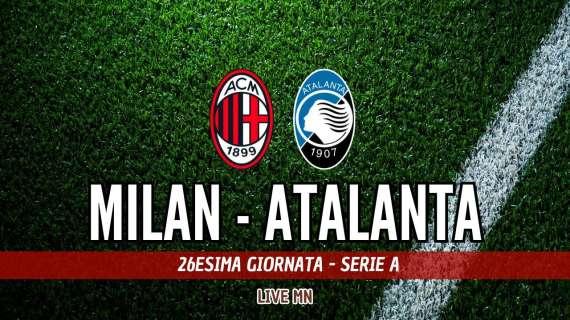 LIVE MN - Milan-Atalanta (1-1): il miglior Milan della stagione condannato da un episodio. E' pareggio a San Siro contro l'Atalanta