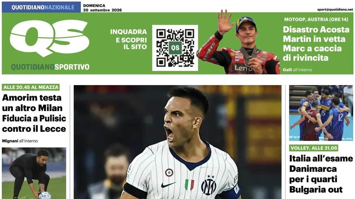 Il Milan ospita il Lecce per risollevarsi: le prime pagine dei giornali sportivi