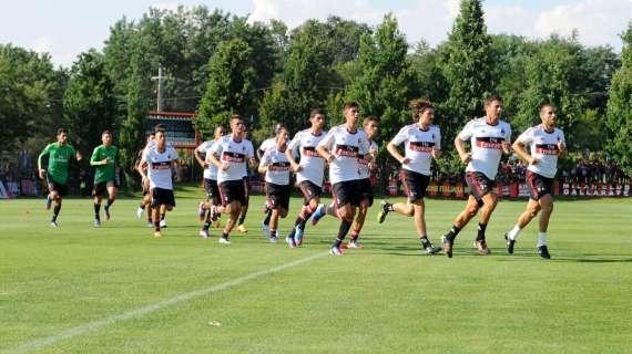 Allenamento iniziato alle 10, alle 14 presentazione di Bojan