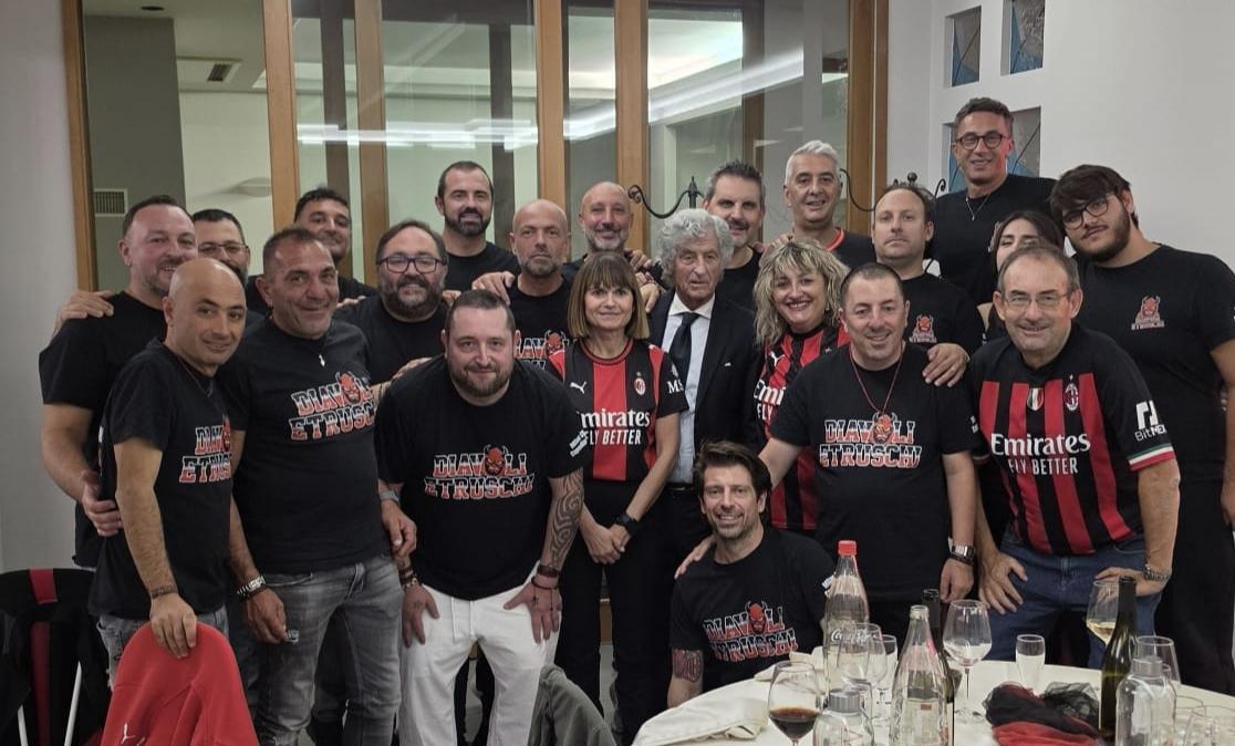 Milan Club "Diavoli Etruschi": una giornata con Gianni Rivera