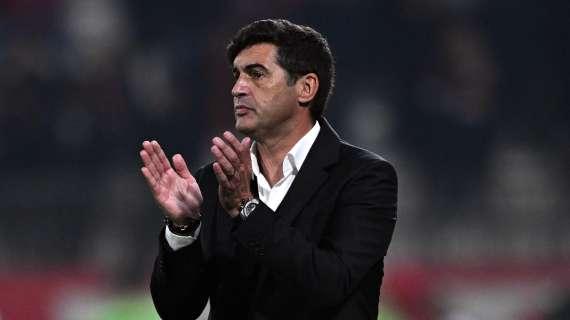 Fonseca a Sky: "Consapevoli di dover vincere domani. Se pareggiamo noi con la Juve sembra una sconfitta, se lo fanno altri..."