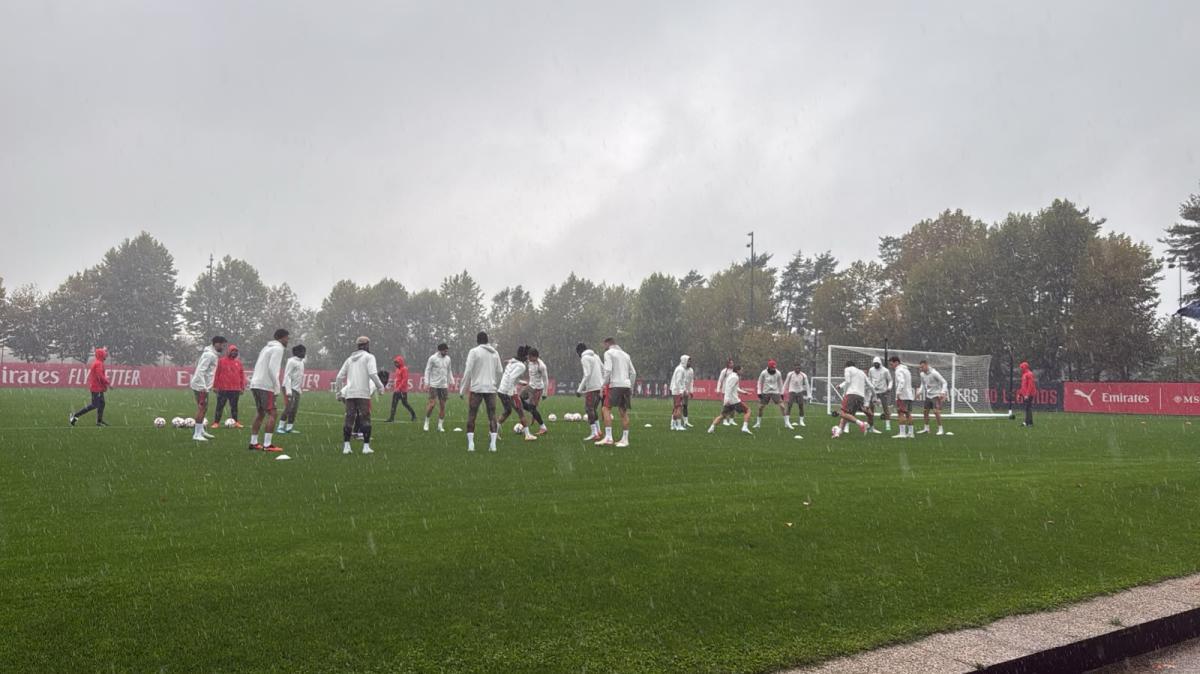 PHOTOGALLERY MN - Milanello, le immagini della rifinitura prima del Bournemouth