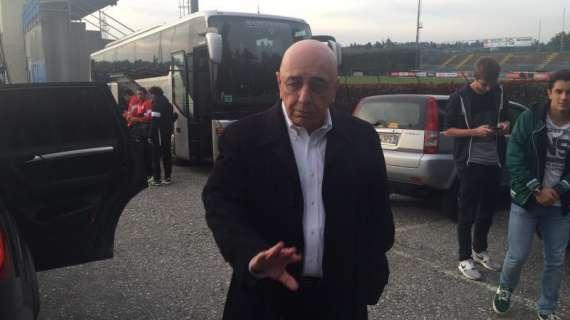 Galliani a Malpensa: "Il mercato inizia a gennaio, non diciamo nulla"