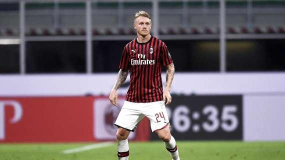 MN - Milan, allarme rientrato per Kjaer: giovedì sarà regolarmente a disposizione di Pioli