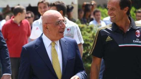 Galliani a Sky: "Ljajic non può più arrivare. Robinho? Trattativa col Santos tramontata definitivamente"