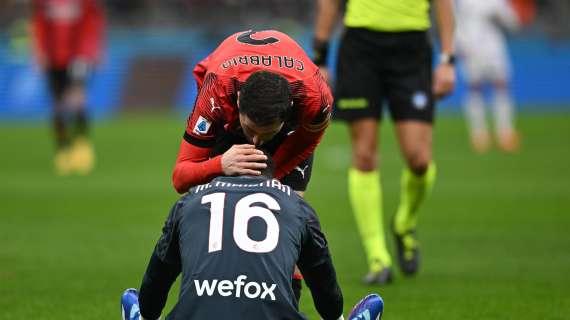 Tuttosport - Verso Verona-Milan: oggi test decisivo per Maignan e Calabria. In caso di forfait, pronti Sportiello e Florenzi 