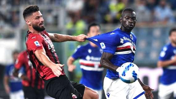 Giroud sull'esordio con il Milan: "Felicissimo, non avrei potuto chiedere di meglio"
